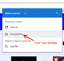 Select Desktop